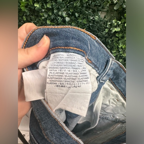 (B43)EUC Mango | Mini Denim Button Skirt - Picture 5 of 5